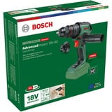 Bosch Avvitatore a percussione a batteria AdvancedImpact 18V-80 QuickSnap Solo, Trapano avvitatore verde