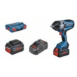 Bosch GDS 18V-1000 Professional 1750 Giri/min Nero, Blu, Avvitatore blu/Nero, Cacciavite a percussione, Impugnatura a pistola, 1/2", Nero, Blu, 1750 Giri/min, 1200 Giri/min