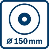 Bosch GEX 18V-150-3 Professional 0601372904, Levigatrice orbitale casuale blu