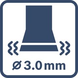 Bosch Levigatrice rotorbitale a batteria GEX 18V-150-3 Professional solo, 18Volt, Levigatrice orbitale casuale blu