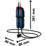 Bosch Tester di tensione GVT 1000-15 Professional, Strumento di misura blu/Nero