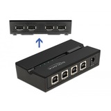 DeLOCK 11494 dati del computer switcher 0,48 Gbit/s, Nero, Plastica, 106 mm, 56 mm, 25 mm