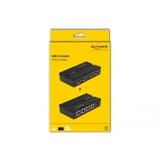 DeLOCK 11494 dati del computer switcher, Commutatore USB 0,48 Gbit/s, Nero, Plastica, 106 mm, 56 mm, 25 mm