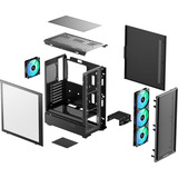 DeepCool CC550 4F, Chassis Tower Nero
