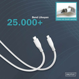 Digitus AK-600110-020-W, Cavo bianco
