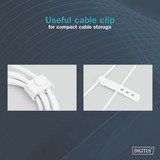 Digitus AK-600110-020-W, Cavo bianco