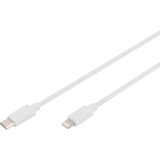 Digitus Cavo dati/ricarica USB 2.0 USB-C > Lightning, certificato MFI bianco