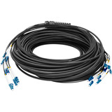 Digitus Cavo di breakout universale in fibra ottica, duplex, connettore LC/UPC, monomodale OS2 Nero