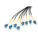 Digitus Cavo di breakout universale in fibra ottica, duplex, connettore LC/UPC, monomodale OS2 Nero
