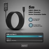 Digitus Cavo di prolunga attivo USB 3.2 Gen 1, connettore USB-C > presa USB-C Nero