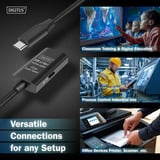 Digitus Cavo di prolunga attivo USB 3.2 Gen 1, connettore USB-C > presa USB-C Nero