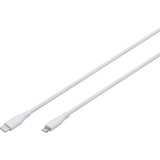 Digitus Cavo in silicone USB 2.0 USB-C > Lightning, certificato MFI bianco