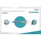 Digitus Cavo di posa Professional Cat.6 U/UTP simplex, Eca viola