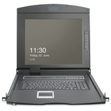 Digitus DS-72221-7GE, Switch KVM Nero