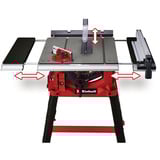 EINHELL Sega circolare da banco TC-TS 2225 U, Sega circolare da tavolo rosso