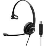 EPOS | Sennheiser | SENNHEISER IMPACT SC 230 USB Auricolare Cablato A Padiglione Ufficio USB tipo A Nero Nero, Cablato, Ufficio, 50 - 18000 Hz, 58 g, Auricolare, Nero