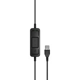 EPOS | Sennheiser | SENNHEISER IMPACT SC 30 USB ML Auricolare Cablato A Padiglione Musica e Chiamate USB tipo A Nero Nero, Cablato, Musica e Chiamate, 60 - 16000 Hz, 42 g, Auricolare, Nero