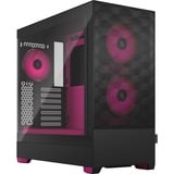 Fractal Design Pop Air Tower Nero, Magenta Nero/Magenta, Tower, PC, Nero, Magenta, ATX, micro ATX, Mini-ITX, Acciaio, Vetro temperato, Multi