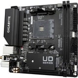GIGABYTE A520I AC Scheda madre - Supporta CPU AMD Ryzen 5000 Series AM4, VRM digitale a 6 fasi, fino a 5300MHz DDR4 (OC), 1xPCIe 3.0 M.2, WIFI, GbE LAN, USB 3.2 Gen1 VRM digitale a 6 fasi, fino a 5300MHz DDR4 (OC), 1xPCIe 3.0 M.2, WIFI, GbE LAN, USB 3.2 Gen1, AMD, Socket AM4, AMD Ryzen 3000 Series, Socket AM4, 64 GB, DDR4-SDRAM