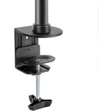 HAGOR 8709 supporto da tavolo per Tv a schermo piatto 68,6 cm (27") Nero Scrivania Nero, Morsa, 8 kg, 38,1 cm (15"), 68,6 cm (27"), 100 x 100 mm, Nero