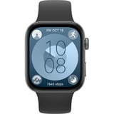 Huawei WATCH Fit 3, Display AMOLED da 1.82", Design ultra sottile, Monitoraggio completo del fitness, Monitoraggio salute 24h, Compatibilità con iOS e Android, Durata della batteria fino a 10 giorni, Chiamate Bluetooth, Black Fluoroelastomero, Smartwatch Nero