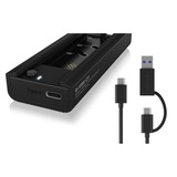 ICY BOX IB-180MC-C31, Disk enclosure Nero
