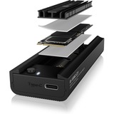 ICY BOX IB-180MC-C31, Disk enclosure Nero