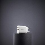 Intenso Adattatore di alimentazione W24AA, Caricabatterie bianco