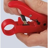 KNIPEX 16 60 06 SB Rosso pinza spellacavi, Attrezzo Sverniciatura /smontaggio Plastica, Rosso, 12,5 cm, 100 g