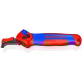 KNIPEX Coltello spelafili 16 50 145 SB, Attrezzo Sverniciatura /smontaggio rosso/Blu