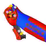 KNIPEX Coltello spelafili 16 50 145 SB, Attrezzo Sverniciatura /smontaggio rosso/Blu