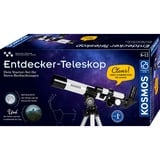 KOSMOS 43678767 giocattolo e kit di scienza per bambini, Casella di esperimento Telescopio, Astronomia, 8 anno/i, Nero, Bianco