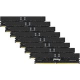 Kingston FURY FURY 256GB 6400MT/s DDR5 ECC Reg CL32 DIMM (Kit da 8) Renegade Pro XMP, Memoria Nero, 256 GB, 8 x 32 GB, DDR5, 288-pin DIMM, Nero