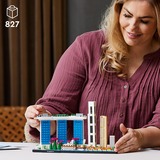 LEGO Architecture Singapore, Giochi di costruzione Set da costruzione, 18 anno/i, Plastica, 827 pz, 689 g