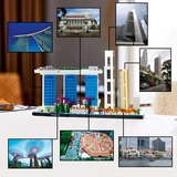 LEGO Architecture Singapore, Giochi di costruzione Set da costruzione, 18 anno/i, Plastica, 827 pz, 689 g