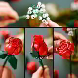 LEGO Bouquet di rose, Giochi di costruzione Set da costruzione, 18 anno/i, Plastica, 822 pz, 734 g