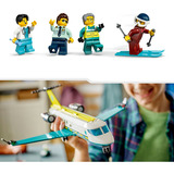 LEGO City 60465 Aereo Ambulanza di Emergenza Giocattolo con 4 Minifigure, Gatto delle Nevi e Accessori, Idea Regalo 6+ Anni, Giochi di costruzione Gatto delle Nevi e Accessori, Idea Regalo 6+ Anni, Set da costruzione, 6 anno/i, Plastica, 403 pz, 714 g