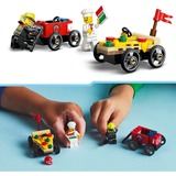 LEGO City Pack veicoli da corsa: pizzaiolo contro pompiere, Giochi di costruzione Set da costruzione, 5 anno/i, Plastica, 70 pz, 119 g