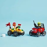LEGO City Pack veicoli da corsa: pizzaiolo contro pompiere, Giochi di costruzione Set da costruzione, 5 anno/i, Plastica, 70 pz, 119 g