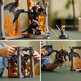 LEGO ICONS 10367 Il Signore degli Anelli: Book Nook del Balrog, Costruzione per Adulti da Esposizione, Regalo da Collezione, Giochi di costruzione Costruzione per Adulti da Esposizione, Regalo da Collezione, Set da costruzione, 18 anno/i, Plastica, 1201 pz, 1,27 kg