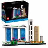LEGO Architecture Singapore, Giochi di costruzione Set da costruzione, 18 anno/i, Plastica, 827 pz, 689 g
