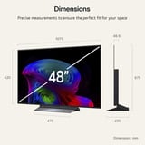 LG OLED48C6ELB.AEUD, TV OLED Nero