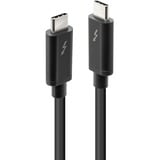 Lindy 41556 Cavo Thunderbolt 1 m 20 Gbit/s Nero Nero, Maschio, Maschio, 1 m, Nero, 20 Gbit/s, 60 W
