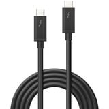 Lindy 41556 Cavo Thunderbolt 1 m 20 Gbit/s Nero Nero, Maschio, Maschio, 1 m, Nero, 20 Gbit/s, 60 W