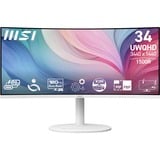MSI Modern MD342CQPW, Monitor LED bianco