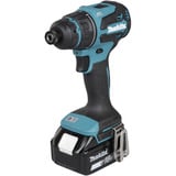 Makita Avvitatore a batteria con sistema di teste intercambiabili DDF491RTJ, 18 Volt, Trapano avvitatore blu/Nero