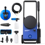 Nilfisk CORE 130 idropulitrice Verticale Elettrico 462 l/h Nero, Blu blu/Nero, Verticale, Elettrico, 6 m, Alta pressione, 5 m, Nero, Blu