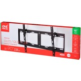 One for all WM 4621 Supporto TV a parete 2,13 m (84") Nero Nero, 81,3 cm (32"), 2,13 m (84"), 200 x 200 mm, 600 x 400 mm, 0 - 15°, Nero