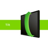 One for all WM 4621 Supporto TV a parete 2,13 m (84") Nero Nero, 81,3 cm (32"), 2,13 m (84"), 200 x 200 mm, 600 x 400 mm, 0 - 15°, Nero