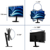 Philips 27B2U3301, Monitor LED Nero